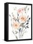 Peach & Paynes Bouquet I-Jennifer Goldberger-Framed Stretched Canvas