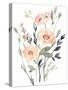 Peach & Paynes Bouquet I-Jennifer Goldberger-Stretched Canvas