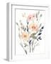 Peach & Paynes Bouquet I-Jennifer Goldberger-Framed Art Print