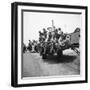 Peach pickers being driven to the orchards in Muscella, Georgia, 1936-Dorothea Lange-Framed Photographic Print