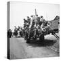 Peach pickers being driven to the orchards in Muscella, Georgia, 1936-Dorothea Lange-Stretched Canvas