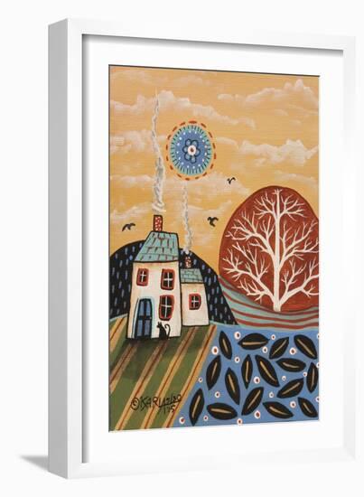 Peach Sky-Karla Gerard-Framed Giclee Print