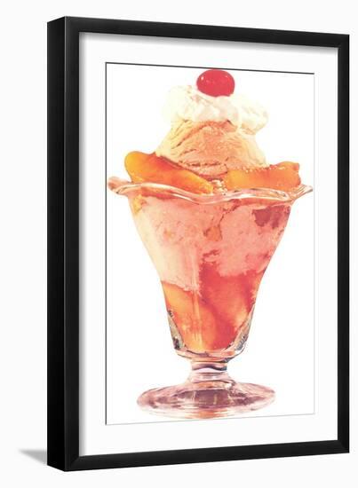 Peach Sundae-null-Framed Art Print