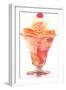 Peach Sundae-null-Framed Art Print