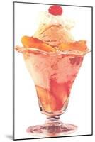 Peach Sundae-null-Mounted Art Print