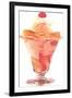 Peach Sundae-null-Framed Art Print