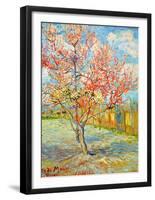 Peach Tree in Bloom at Arles, c.1888-Vincent van Gogh-Framed Giclee Print