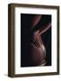 Peach-Sebastian Black-Framed Photo