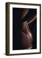 Peach-Sebastian Black-Framed Photo