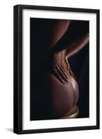 Peach-Sebastian Black-Framed Photo