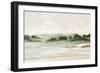 Peached Horizon-Luna Mavis-Framed Art Print