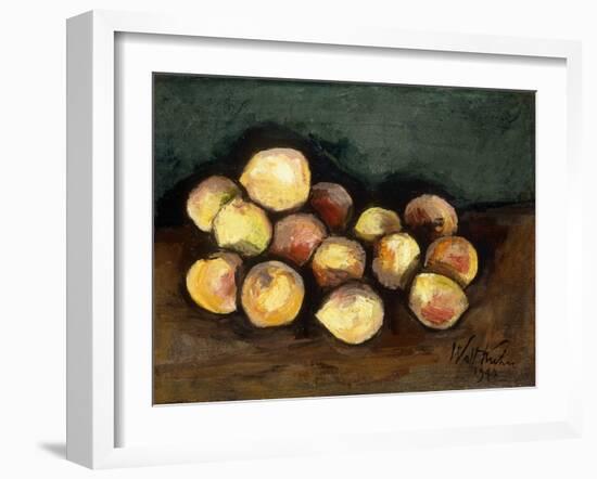 Peaches, 1940 (Oil on Canvas)-Walt Kuhn-Framed Giclee Print