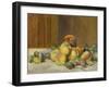 Peaches and Almonds-Pierre-Auguste Renoir-Framed Giclee Print
