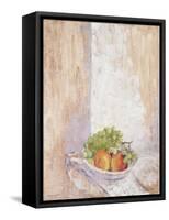 Peaches and Grapes, 1993-Diana Schofield-Framed Stretched Canvas