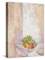 Peaches and Grapes, 1993-Diana Schofield-Stretched Canvas