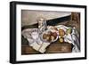 Peaches and Pears, 1890-1894-Paul Cézanne-Framed Giclee Print