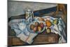 Peaches and Pears, 1890 (Oil on Canvas)-Paul Cezanne-Mounted Giclee Print