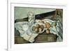 Peaches and Pears-Paul Cézanne-Framed Giclee Print