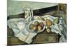 Peaches and Pears-Paul Cézanne-Mounted Giclee Print