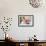 Peaches, Berries and Jam Jars on Garden Table-Eising Studio - Food Photo and Video-Framed Photographic Print displayed on a wall