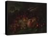 Peaches, Grapes and Cherries, Ca 1860-1870-George Henry Hall-Stretched Canvas