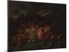 Peaches, Grapes and Cherries, Ca 1860-1870-George Henry Hall-Mounted Giclee Print