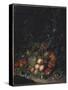 Peaches, Grapes, Pomegranates, Melons, a Corncob, Apricots, Plums, Pears, Acorns, 1718-Rachel Ruysch-Stretched Canvas