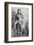 Peaches Holding Rifle-Ben Wittick-Framed Photographic Print