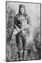 Peaches Holding Rifle-Ben Wittick-Mounted Photographic Print