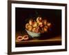 Peaches in a Wanli Kraak Porcelain Bowl on a Ledge-Louise Moillon-Framed Giclee Print