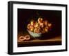 Peaches in a Wanli Kraak Porcelain Bowl on a Ledge-Louise Moillon-Framed Giclee Print