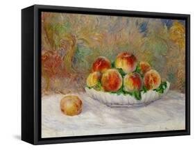 Peaches-Pierre-Auguste Renoir-Framed Stretched Canvas