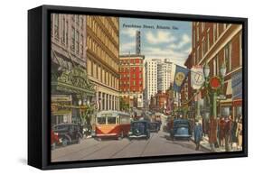 Peachtree Street, Atlanta, Georgia-null-Framed Stretched Canvas