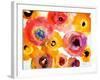 Peachy Floral-Lanie Loreth-Framed Art Print