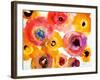 Peachy Floral-Lanie Loreth-Framed Art Print