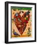 Peachy Heart-Jill Mayberg-Framed Giclee Print