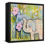 Peachy Keen-Wyanne-Framed Stretched Canvas