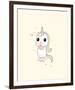 Peachy the Unicorn-Clara Wells-Framed Giclee Print