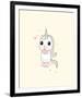 Peachy the Unicorn-Clara Wells-Framed Giclee Print