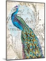 Peacock 1-Ophelia & Co^-Mounted Art Print