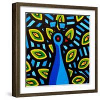 Peacock 1-John Nolan-Framed Giclee Print