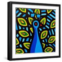 Peacock 1-John Nolan-Framed Giclee Print