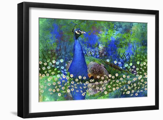 Peacock 2-Ata Alishahi-Framed Giclee Print