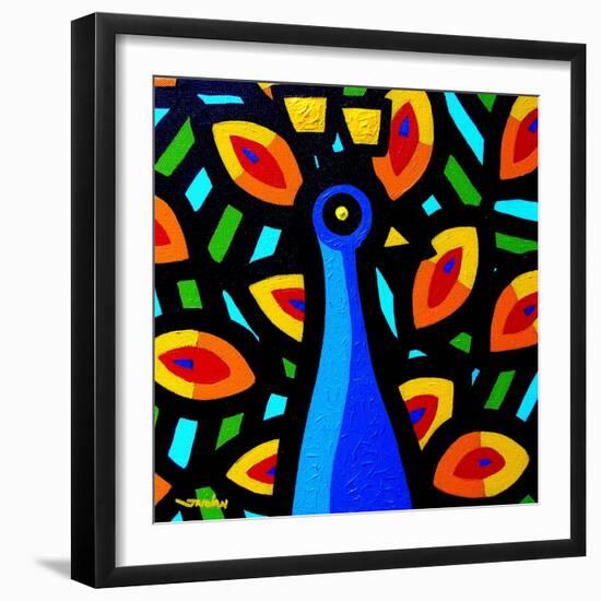 Peacock 3-John Nolan-Framed Giclee Print