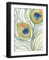 Peacock Abstract I-Samuel Dixon-Framed Art Print