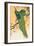 Peacock and Peahen on Branch-Koson Ohara-Framed Giclee Print