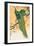 Peacock and Peahen on Branch-Koson Ohara-Framed Giclee Print