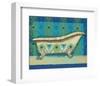 Peacock Bath III-Alan Hopfensperger-Framed Art Print