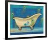 Peacock Bath IV-Alan Hopfensperger-Framed Art Print