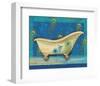 Peacock Bath IV-Alan Hopfensperger-Framed Art Print